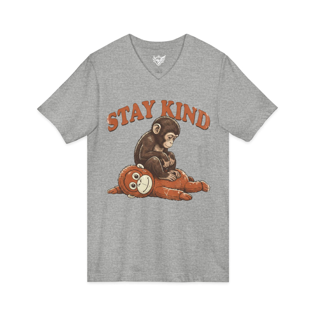 Stay Kind Jersey Short Sleeve V-Neck Tee