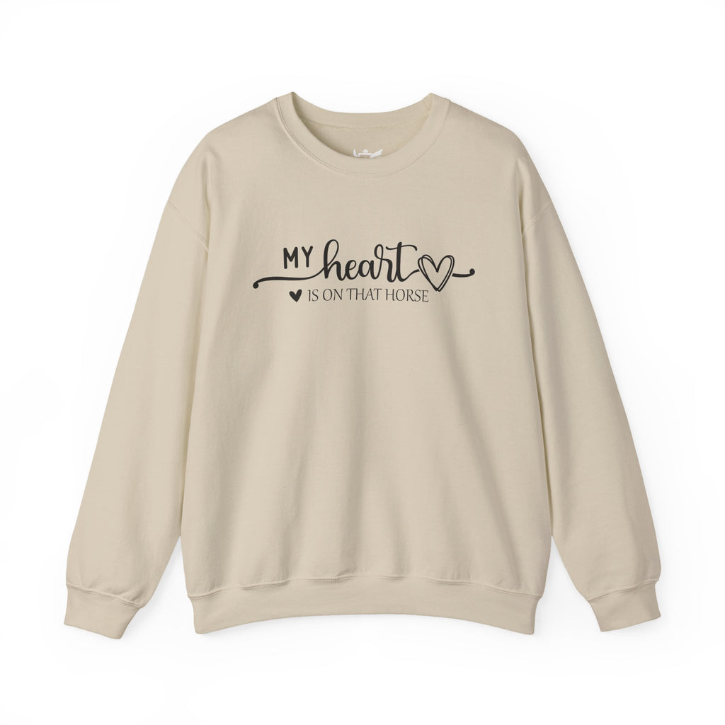 Heart on Horse Heavy Blend™ Crewneck Sweatshirt