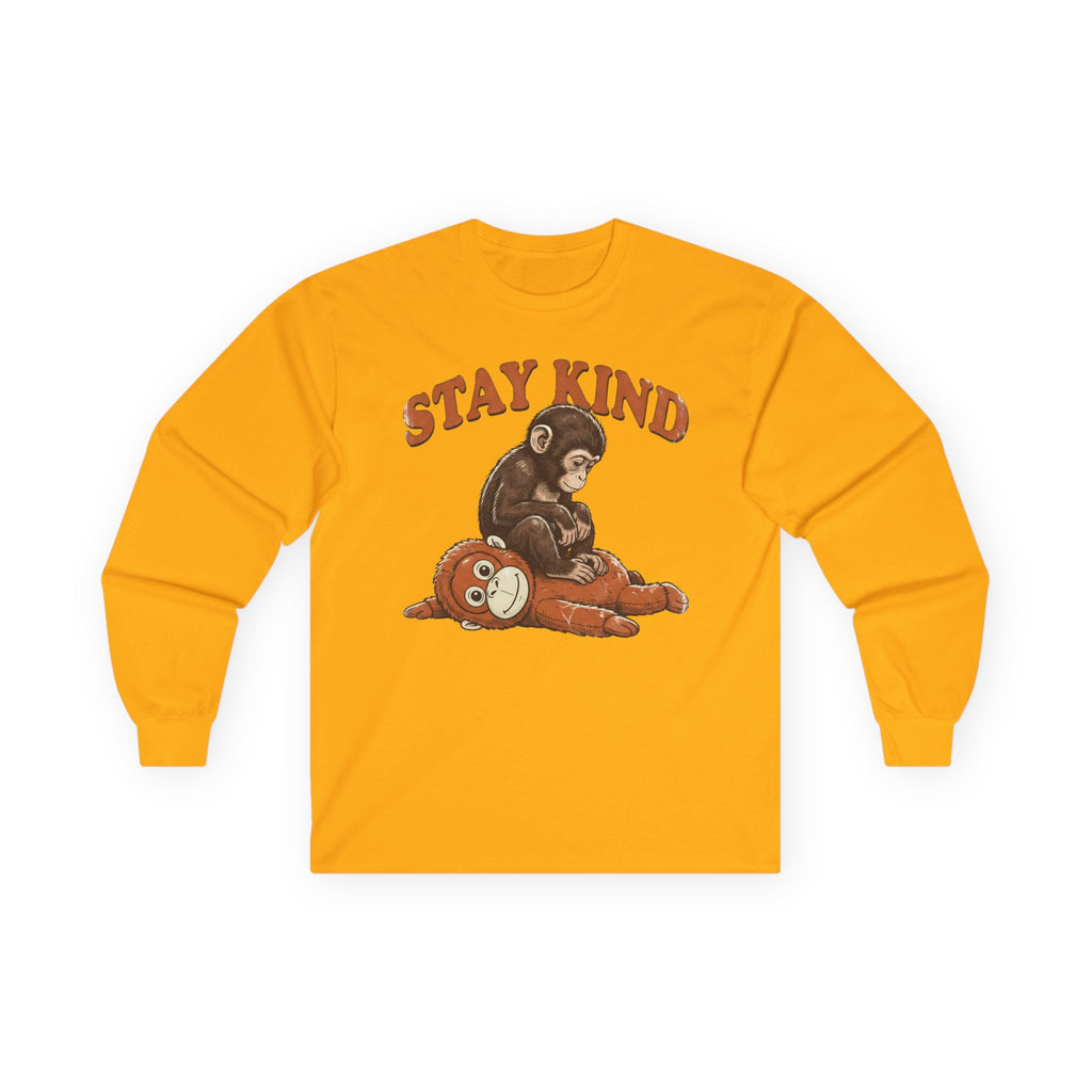 Stay Kind Cotton Long Sleeve Tee