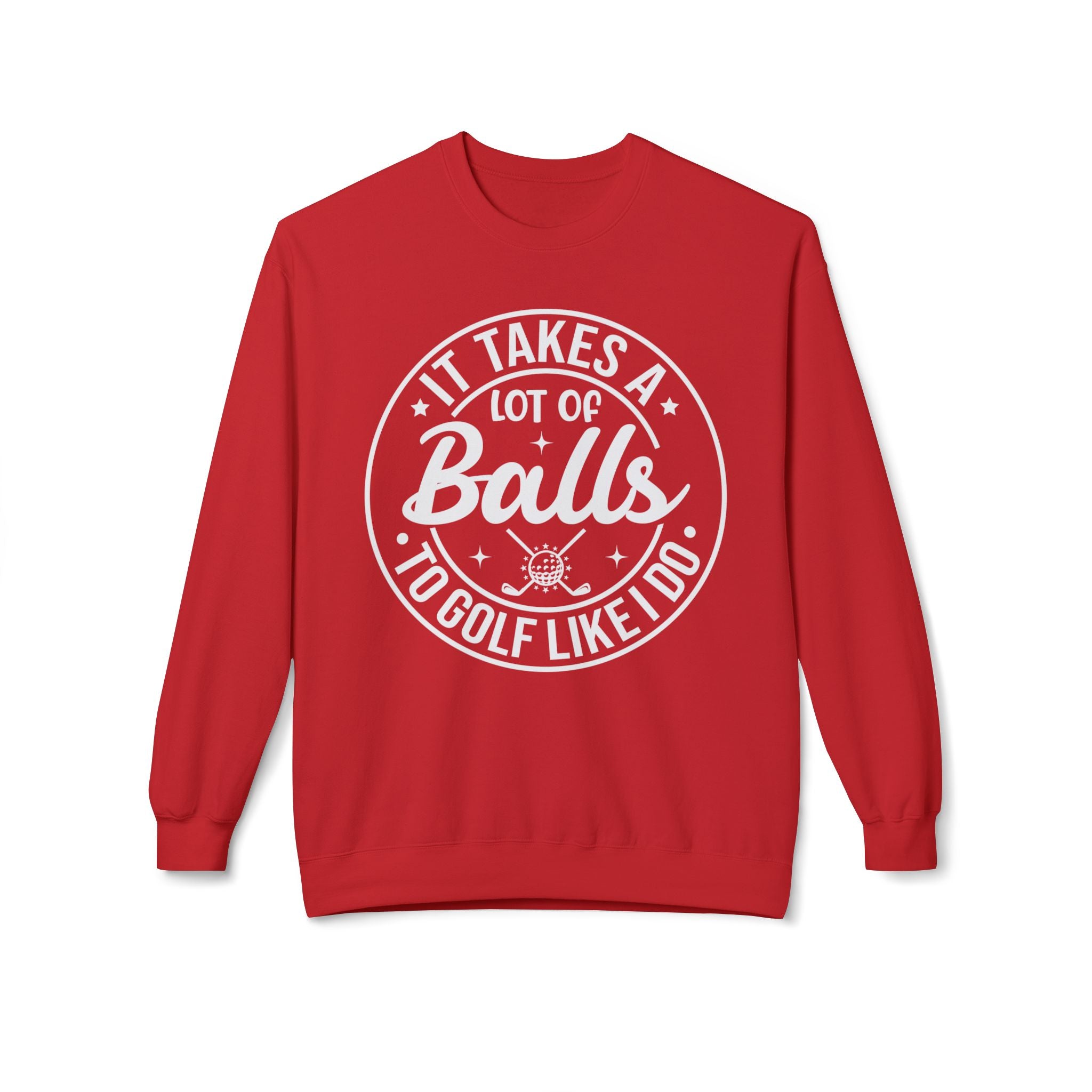 Golf Like I Do Midweight Softstyle Fleece Crewneck Sweatshirt