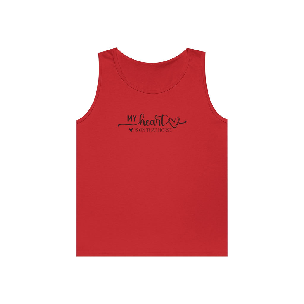 Heart on Horse Heavy Cotton Tank Top