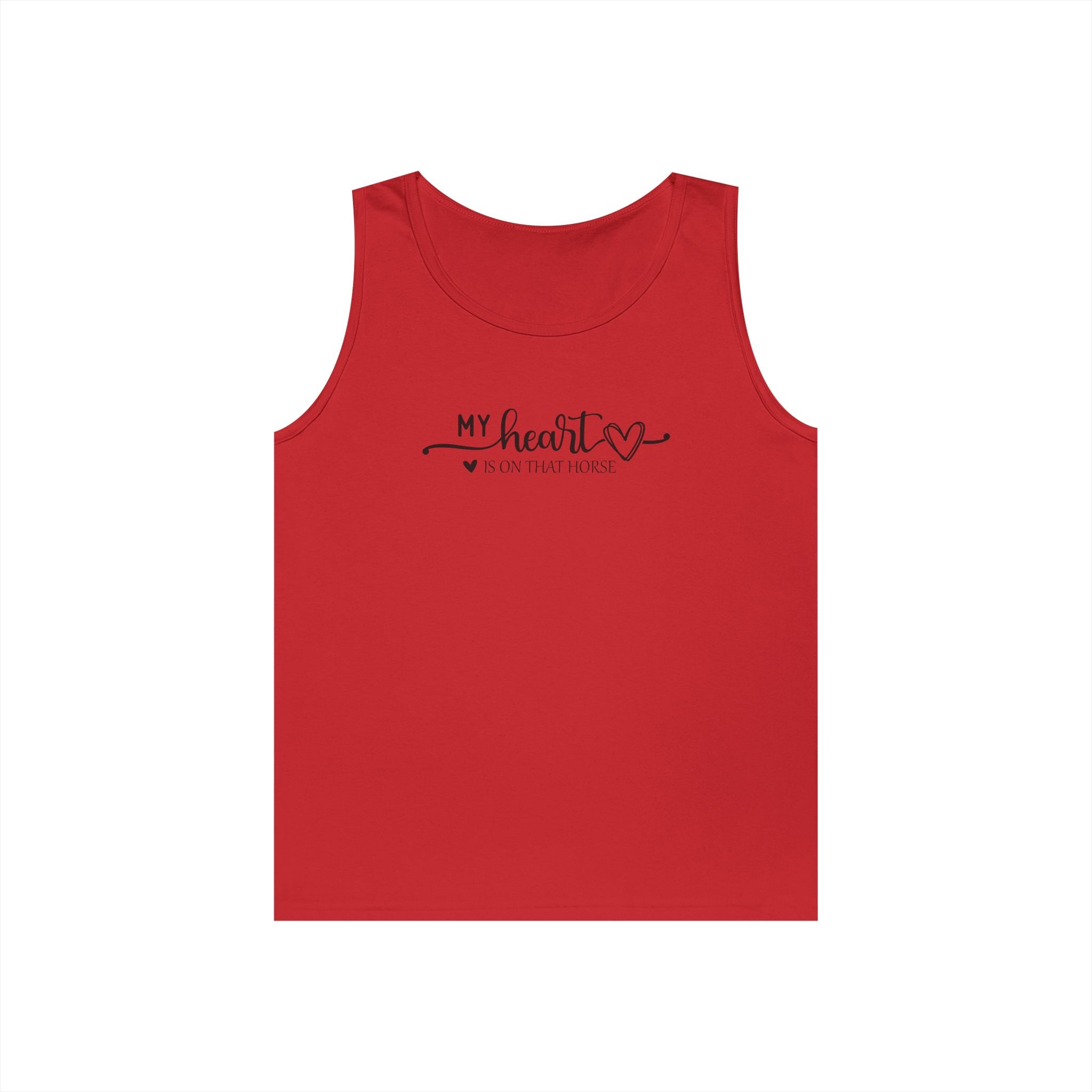 Heart on Horse Heavy Cotton Tank Top