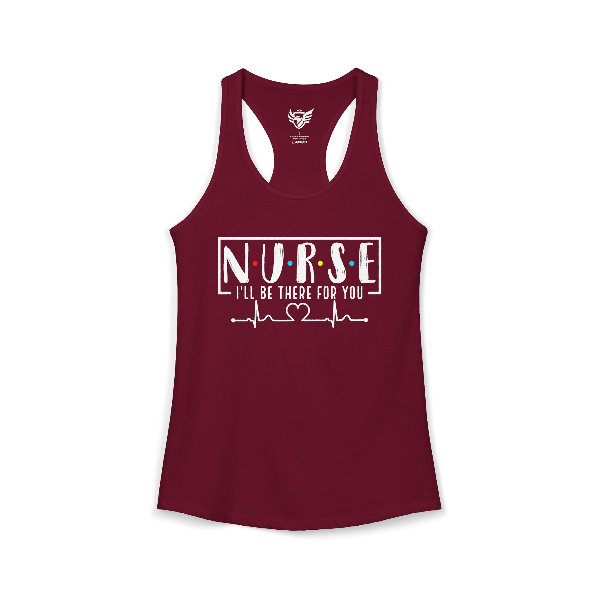 Friend's Theme Nurse Ideal Racerback Tank