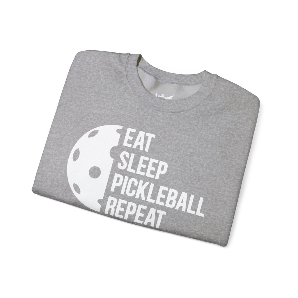 Eat Sleep Pickleball Repeat Heavy Blend™ Crewneck Sweatshirt