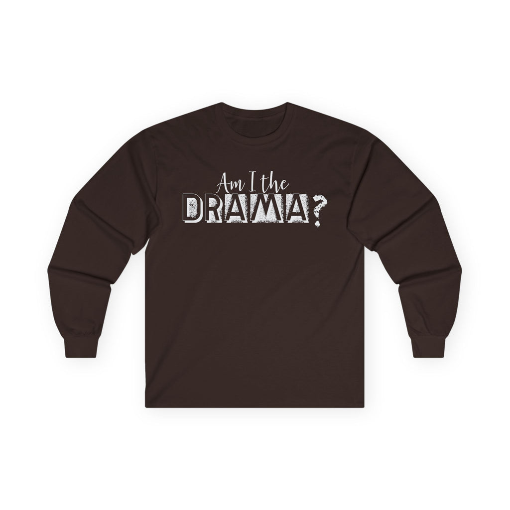 Drama Cotton Long Sleeve Tee