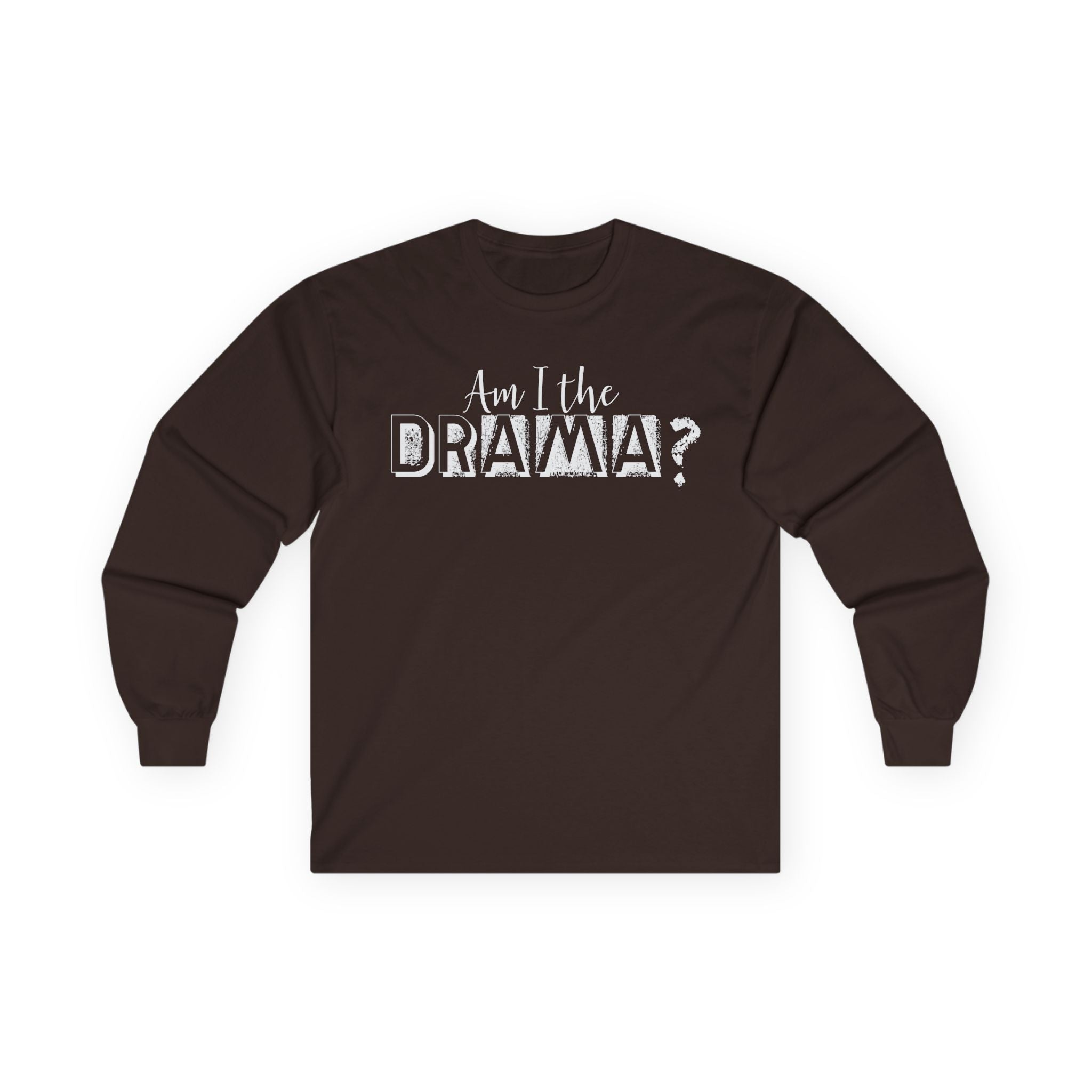 Drama Cotton Long Sleeve Tee