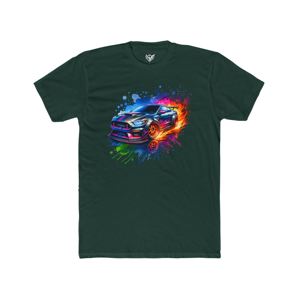 Colorblast Vroom Cotton Crew Tee