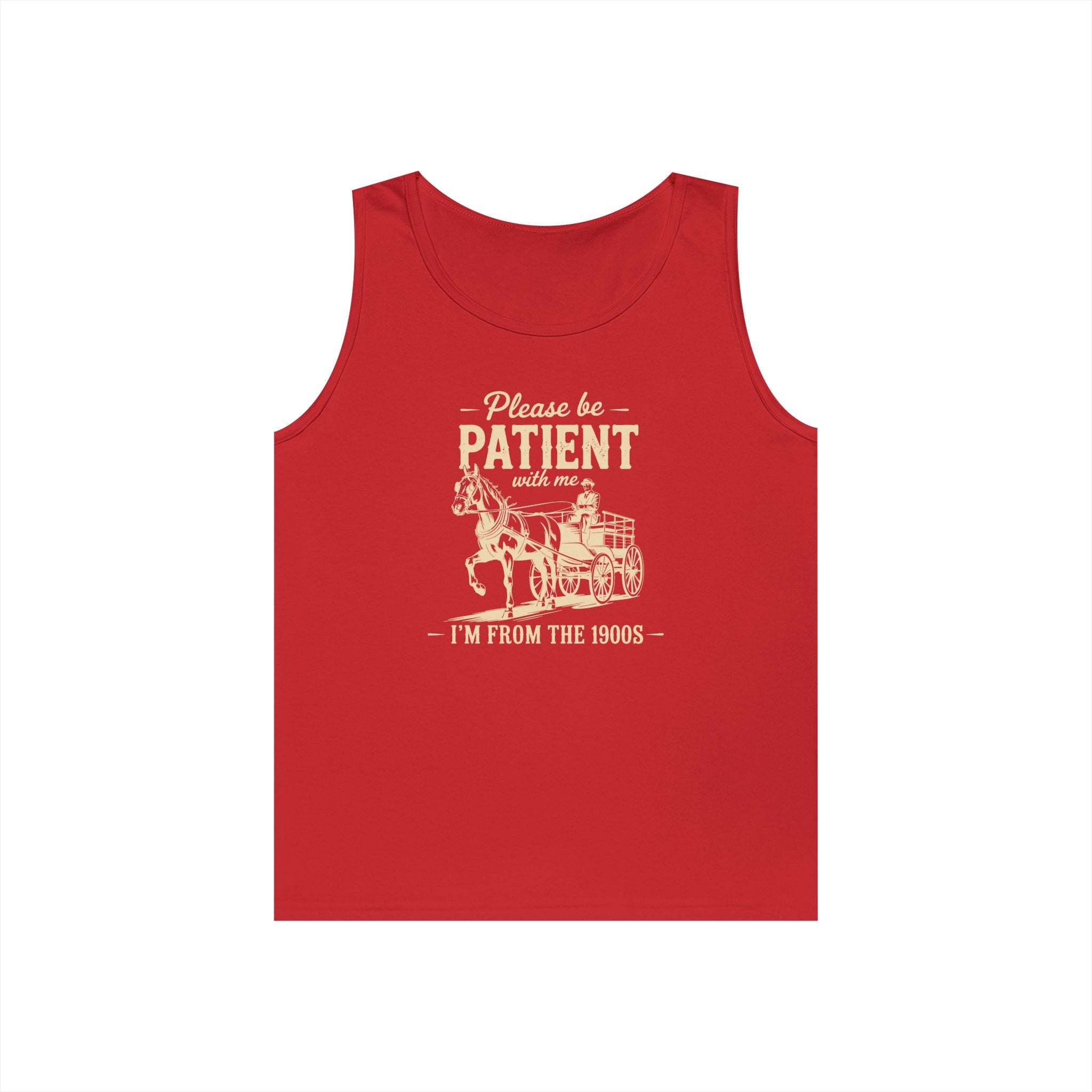 Please Be Patient With Me I'm From the 1900s Heavy Cotton Tank Top