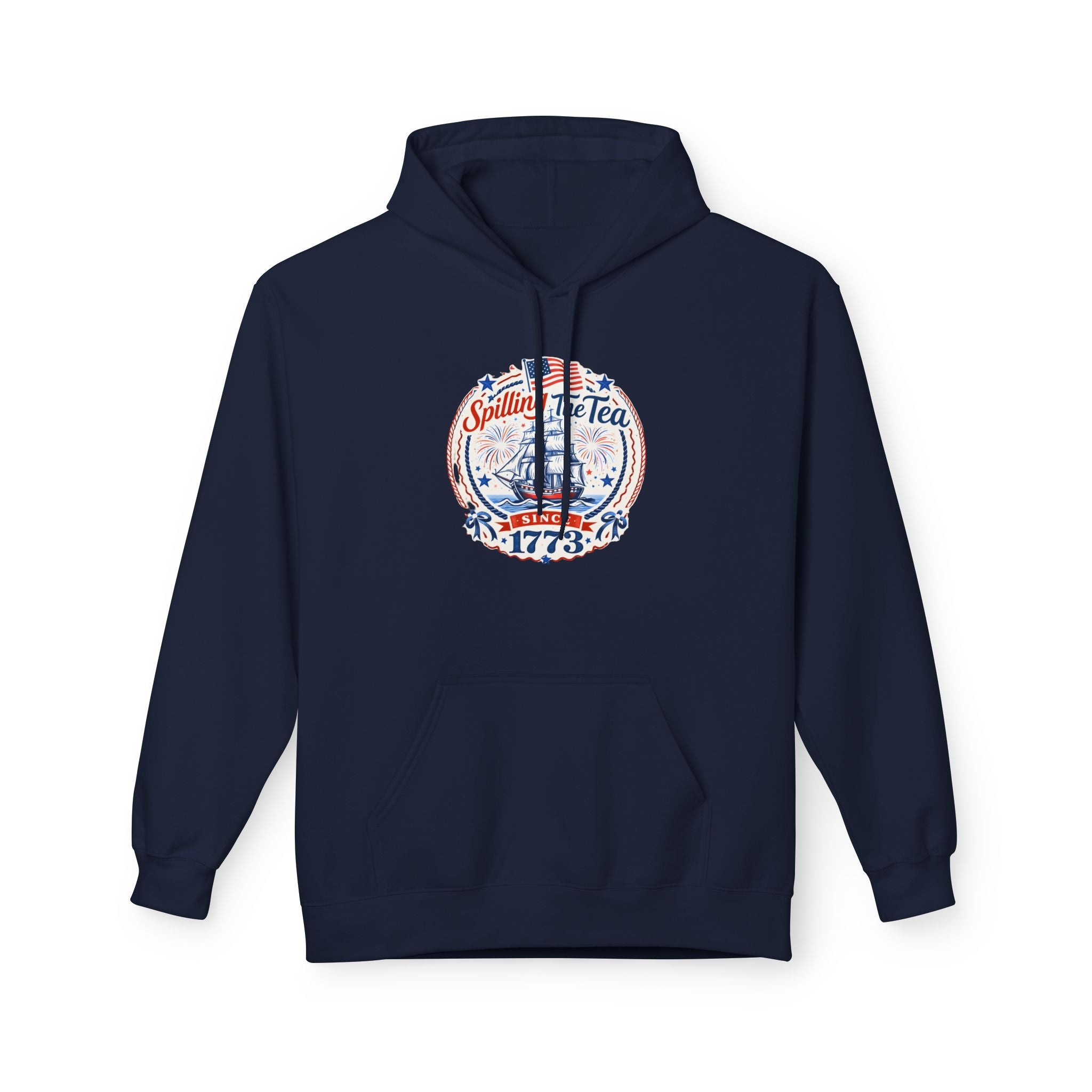 Spilling The Tea Midweight Softstyle Fleece Hoodie