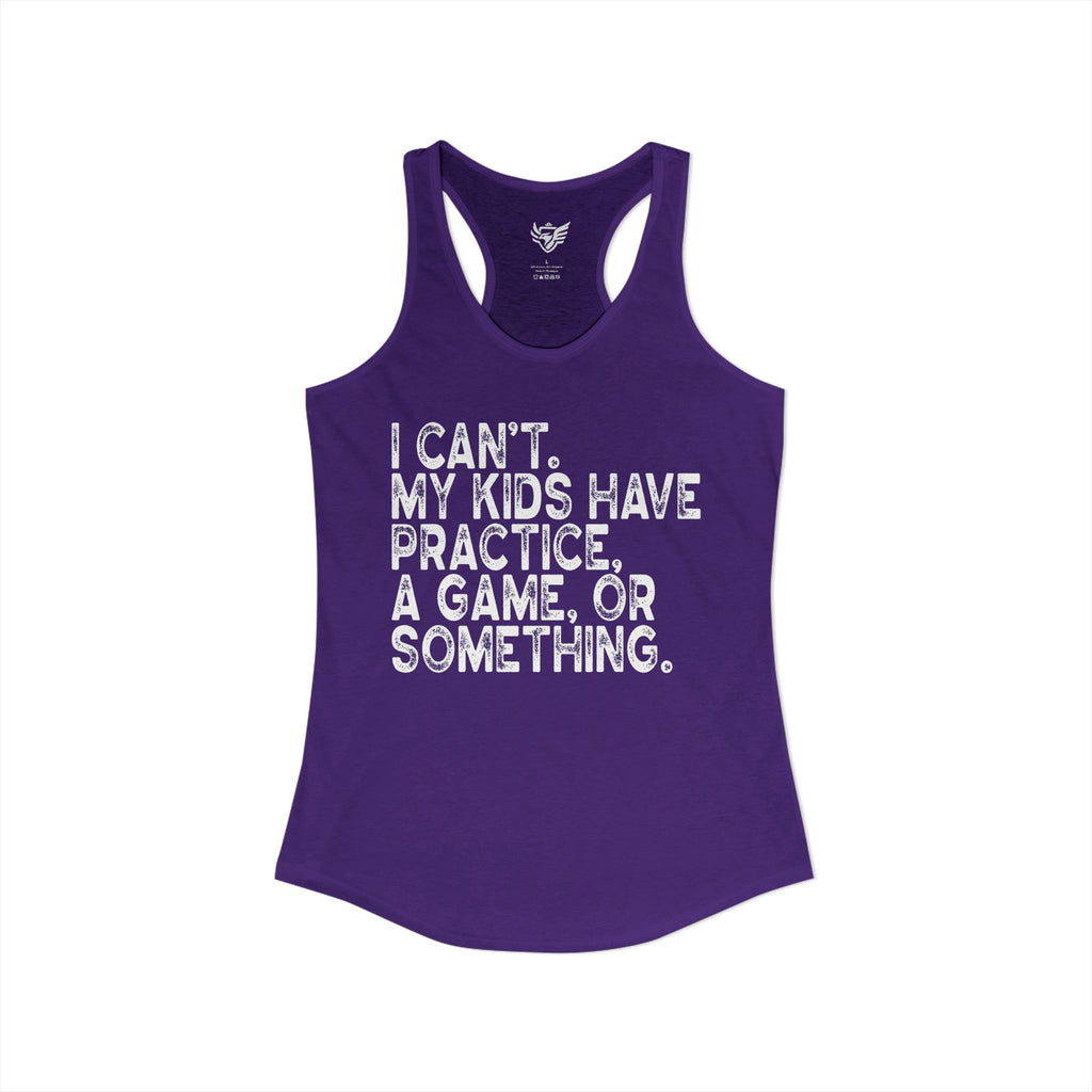 Busy Parents Ideal Racerback Tank