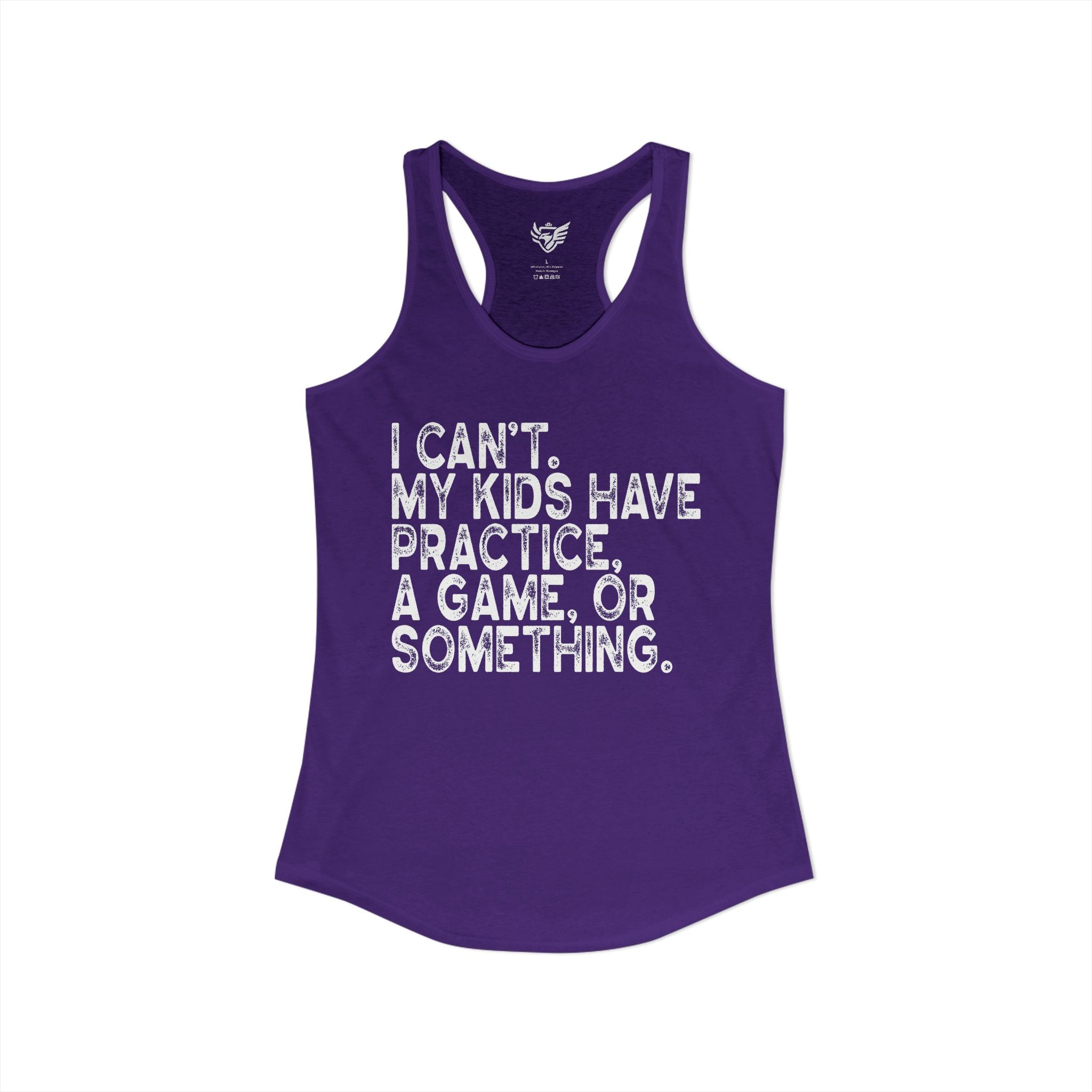 Busy Parents Ideal Racerback Tank