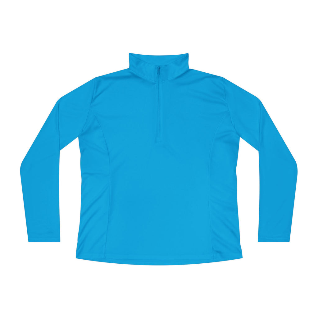 Ladies KY Leopard Quarter-Zip Pullover