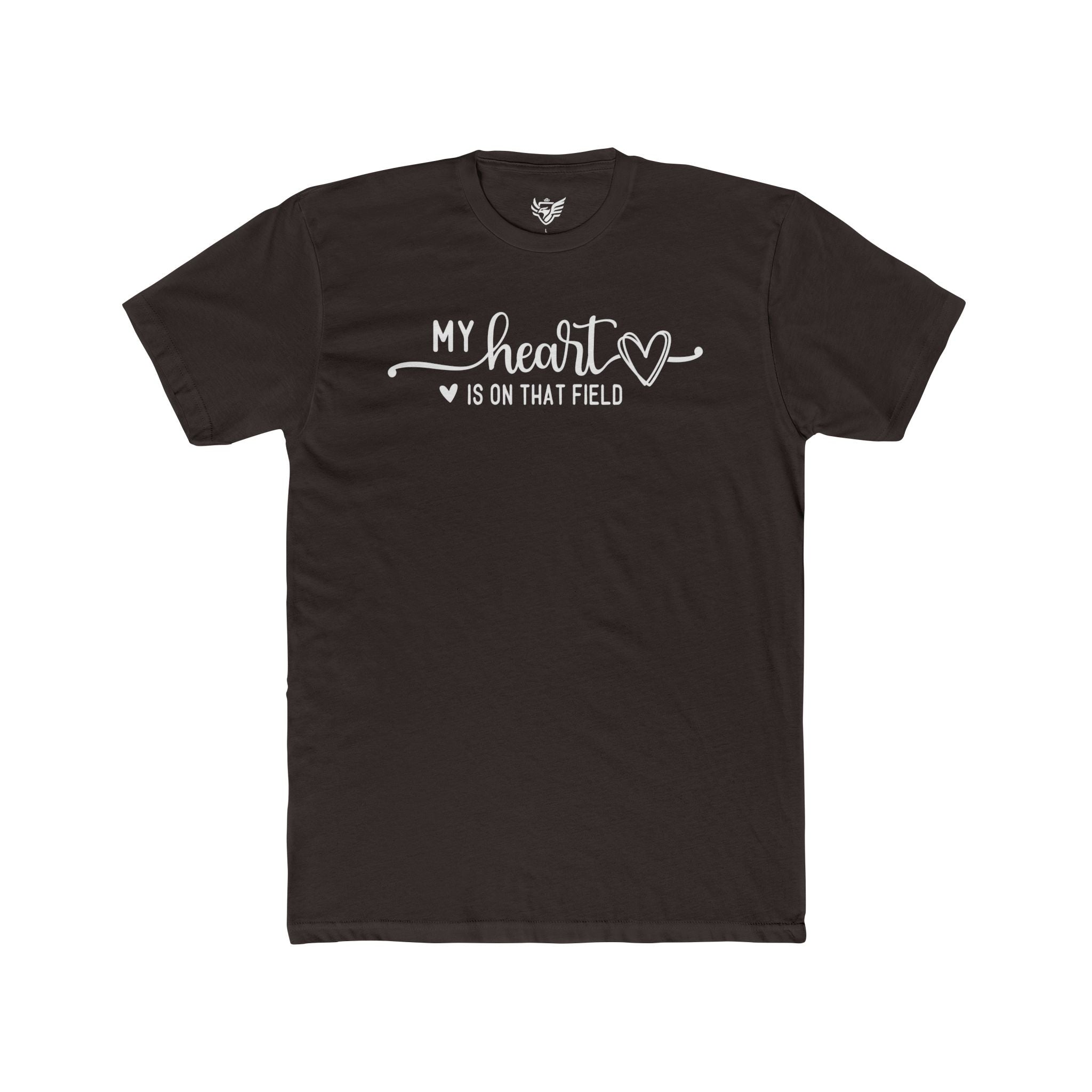 My Heart is on that Field Cotton Crew Tee