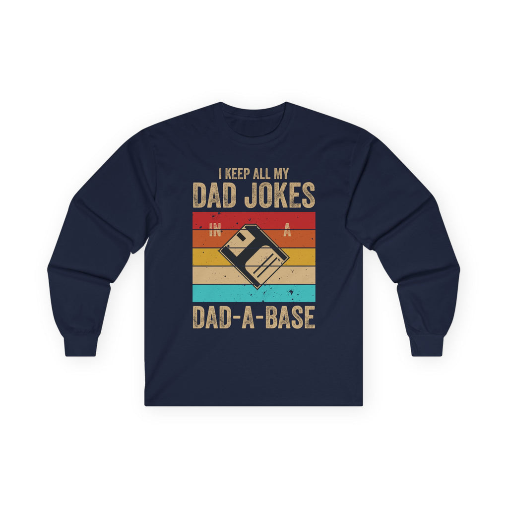 Dad-A-Base Cotton Long Sleeve Tee