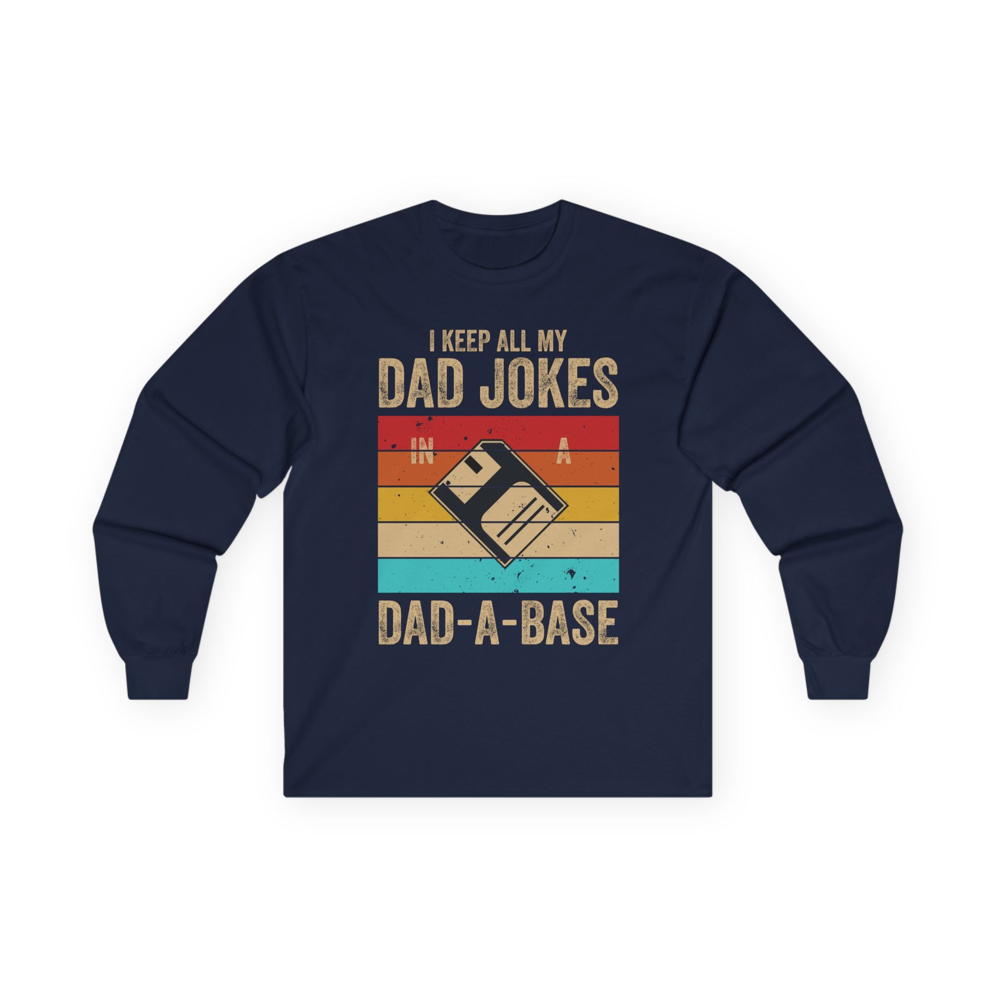 Dad-A-Base Cotton Long Sleeve Tee