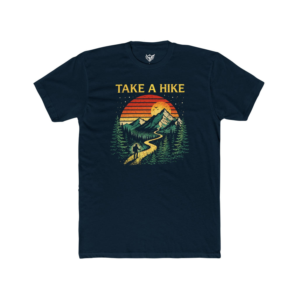 Take A Hike Cotton Crew Tee