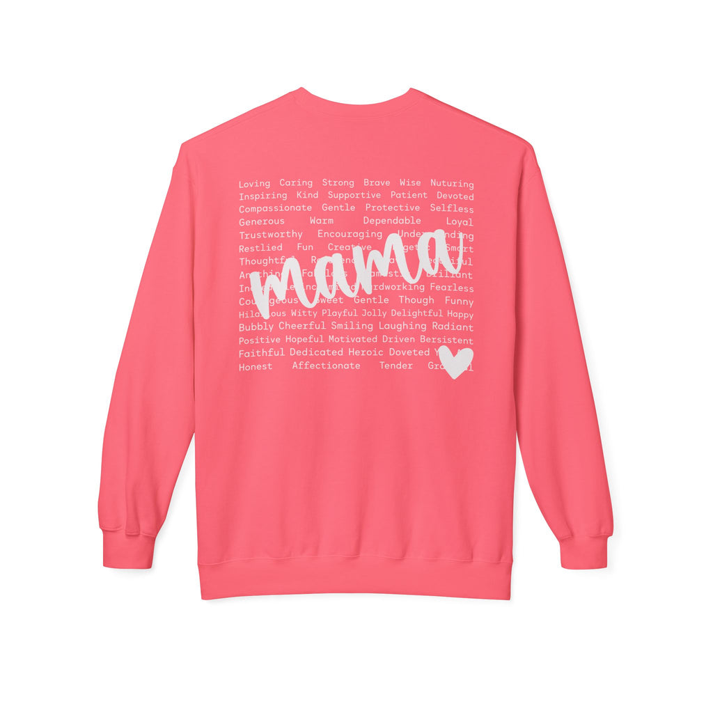 Mama Midweight Softstyle Fleece Crewneck Sweatshirt