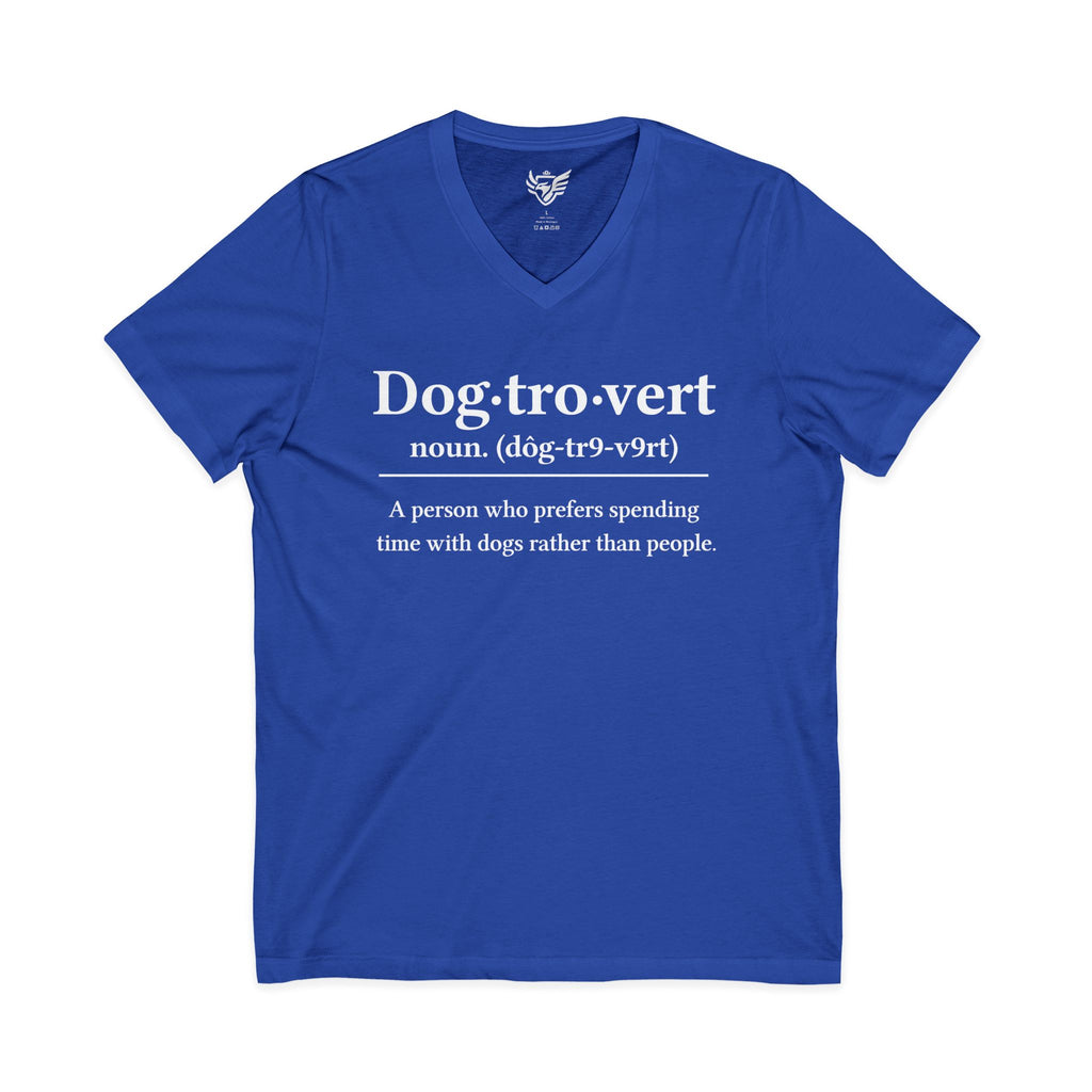 Dog-Tro-Vert Jersey Short Sleeve V-Neck Tee