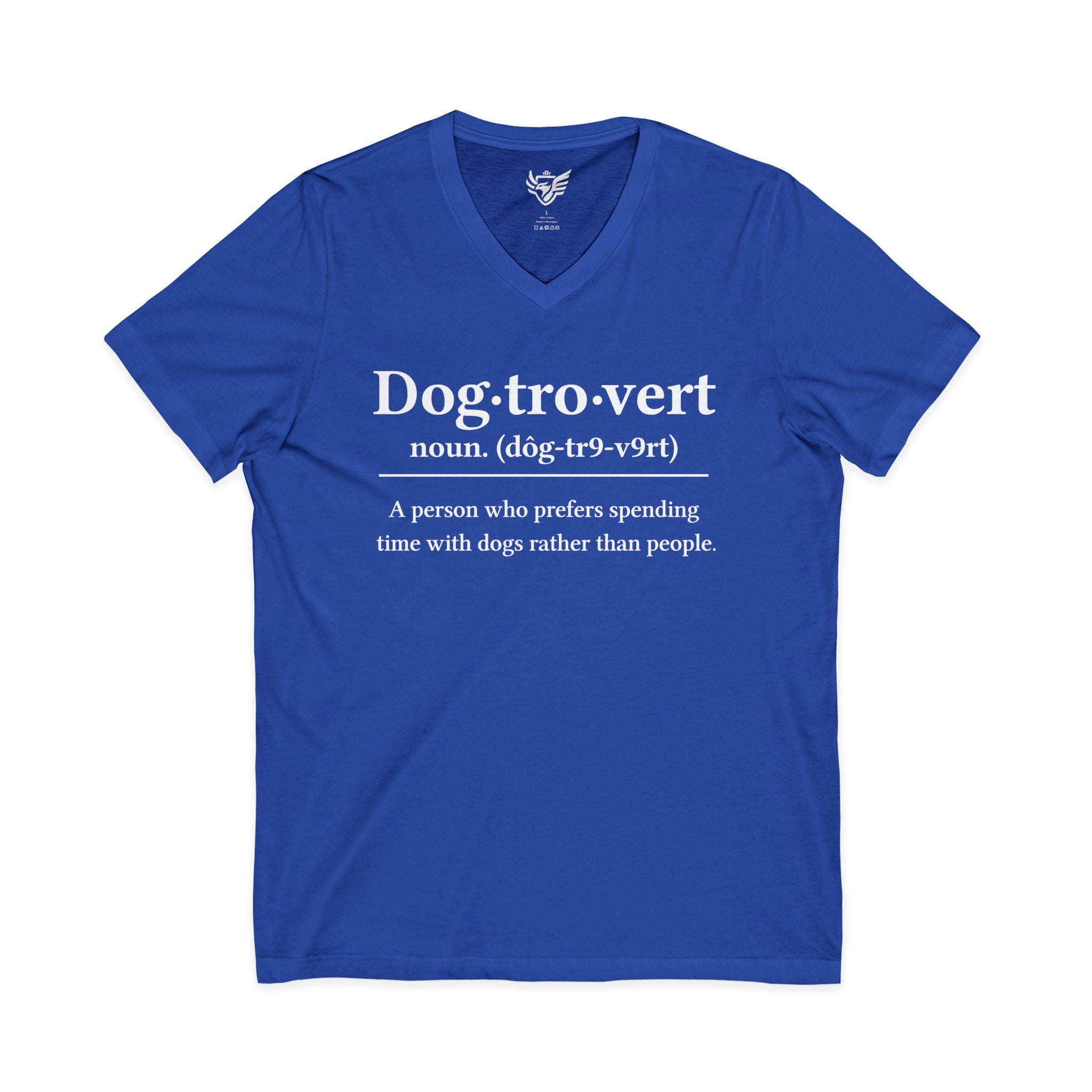 Dog-Tro-Vert Jersey Short Sleeve V-Neck Tee