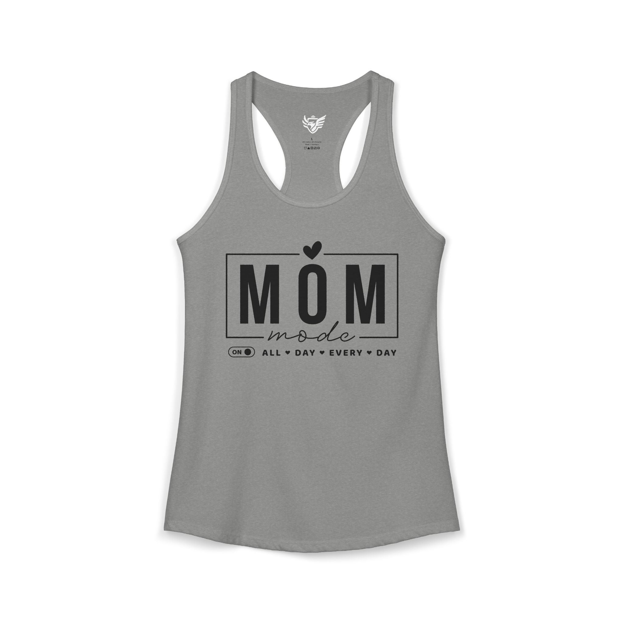 Mom Mode Ideal Racerback Tank