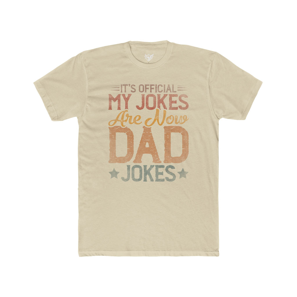 Dad Jokes Cotton Crew Tee