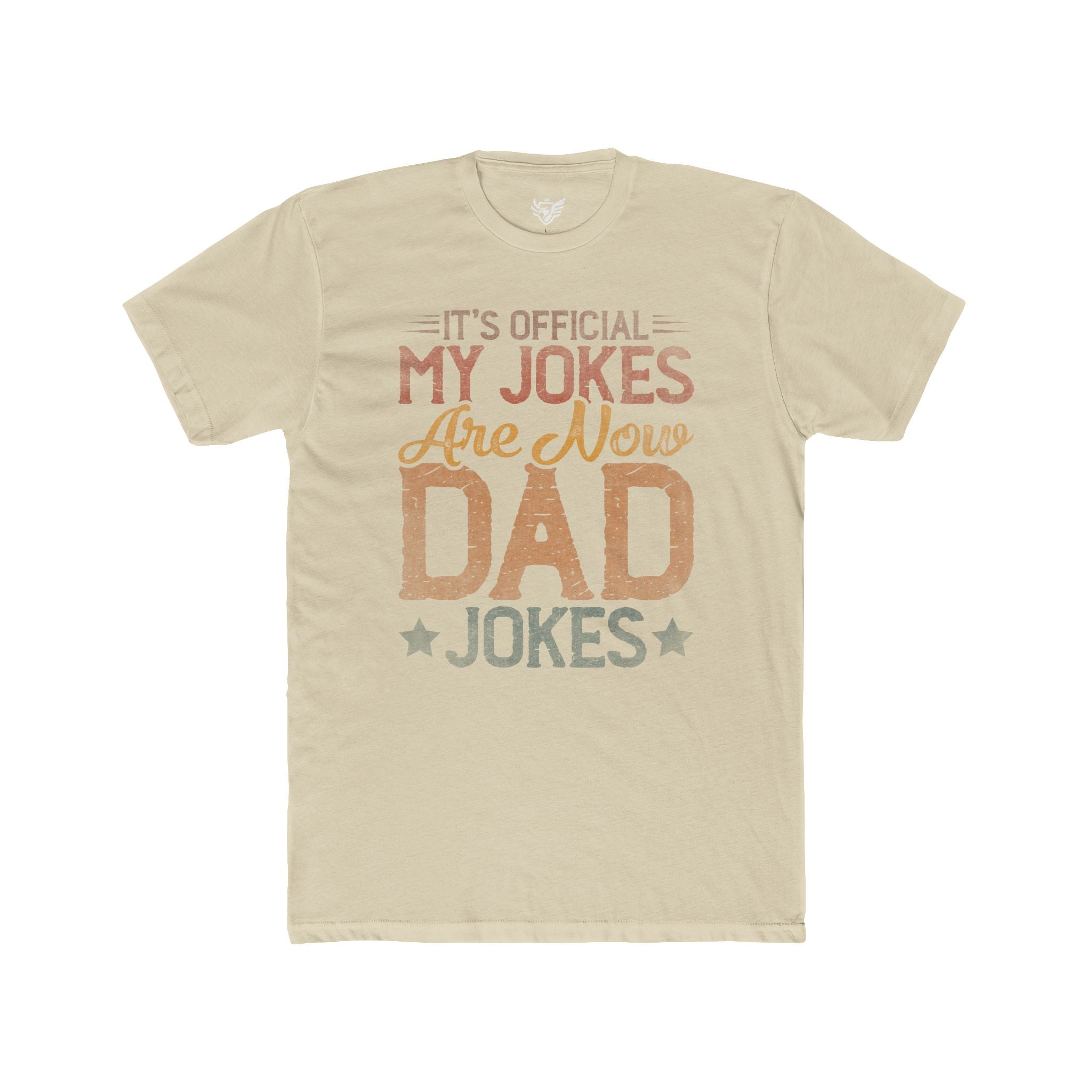 Dad Jokes Cotton Crew Tee