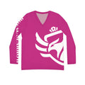 Women's Royal Sparrow Long Sleeve V-neck Shirt