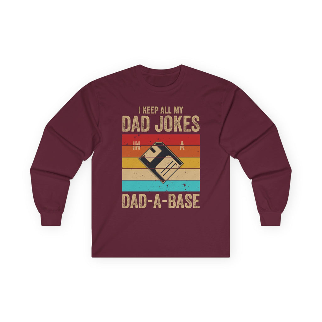Dad-A-Base Cotton Long Sleeve Tee