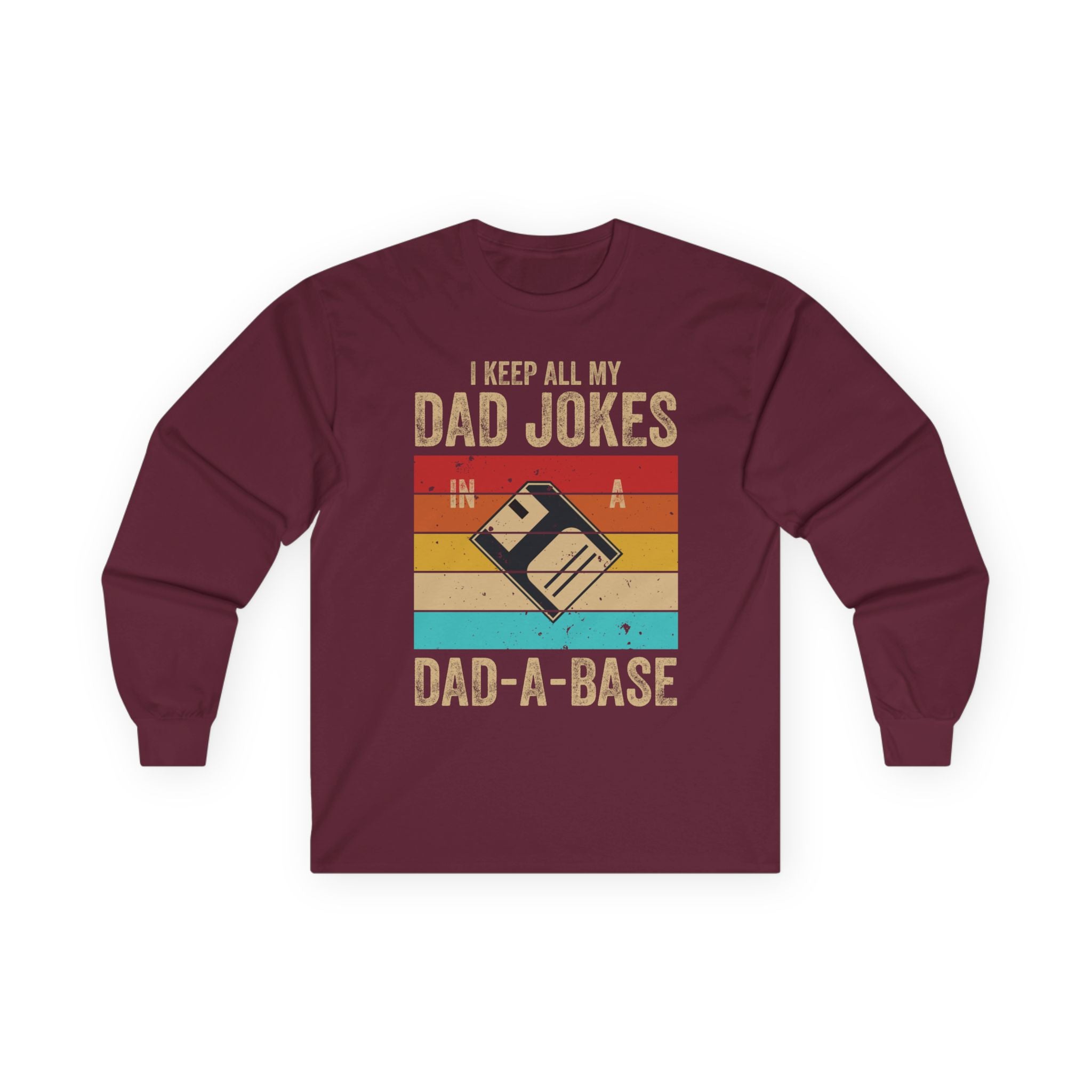 Dad-A-Base Cotton Long Sleeve Tee
