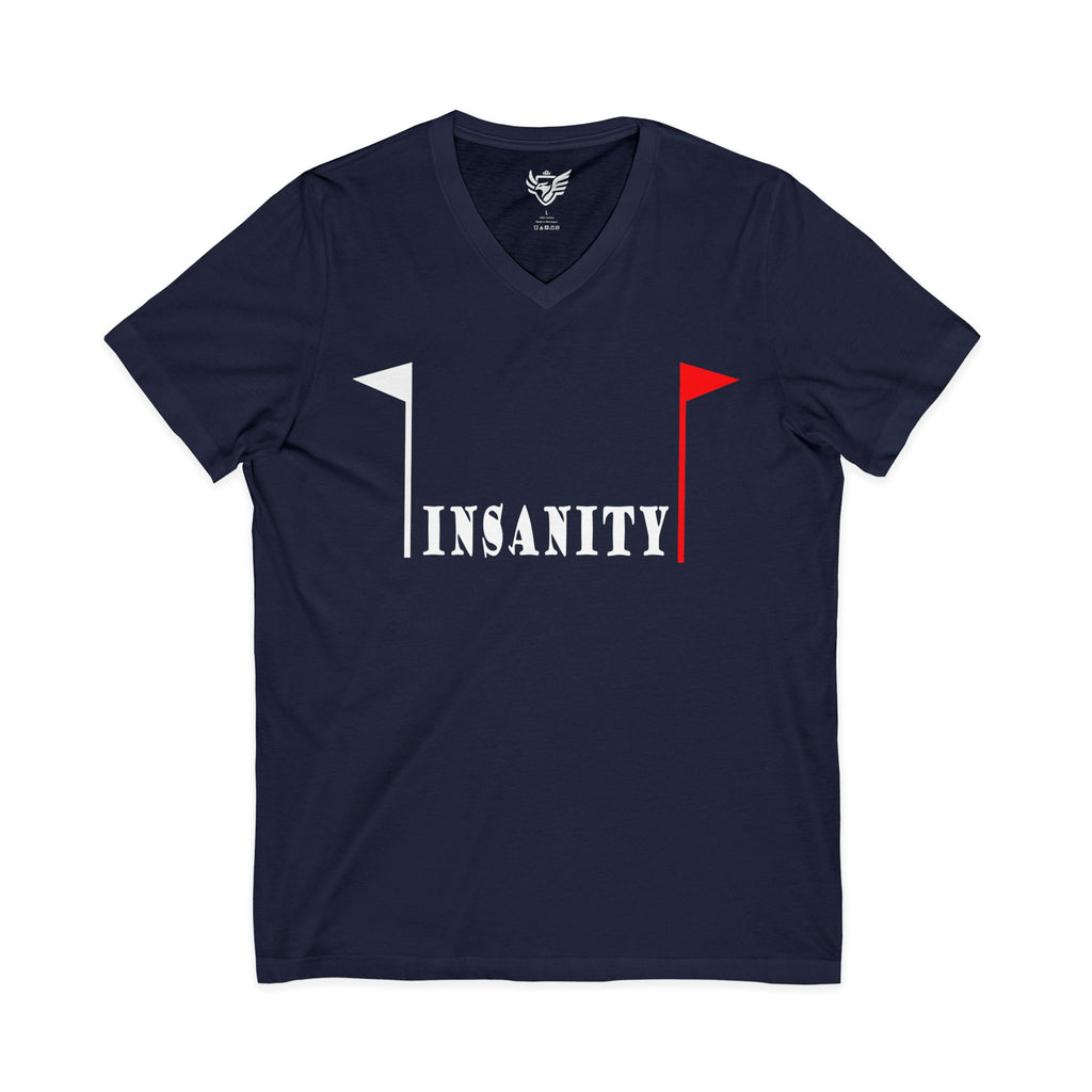 Insanity Jersey Short Sleeve V-Neck Tee