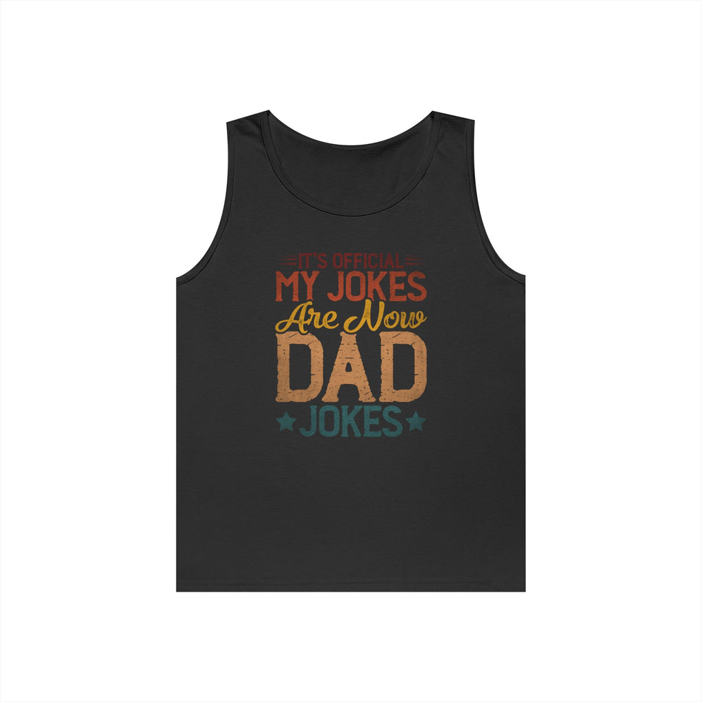 Dad Jokes Heavy Cotton Tank Top