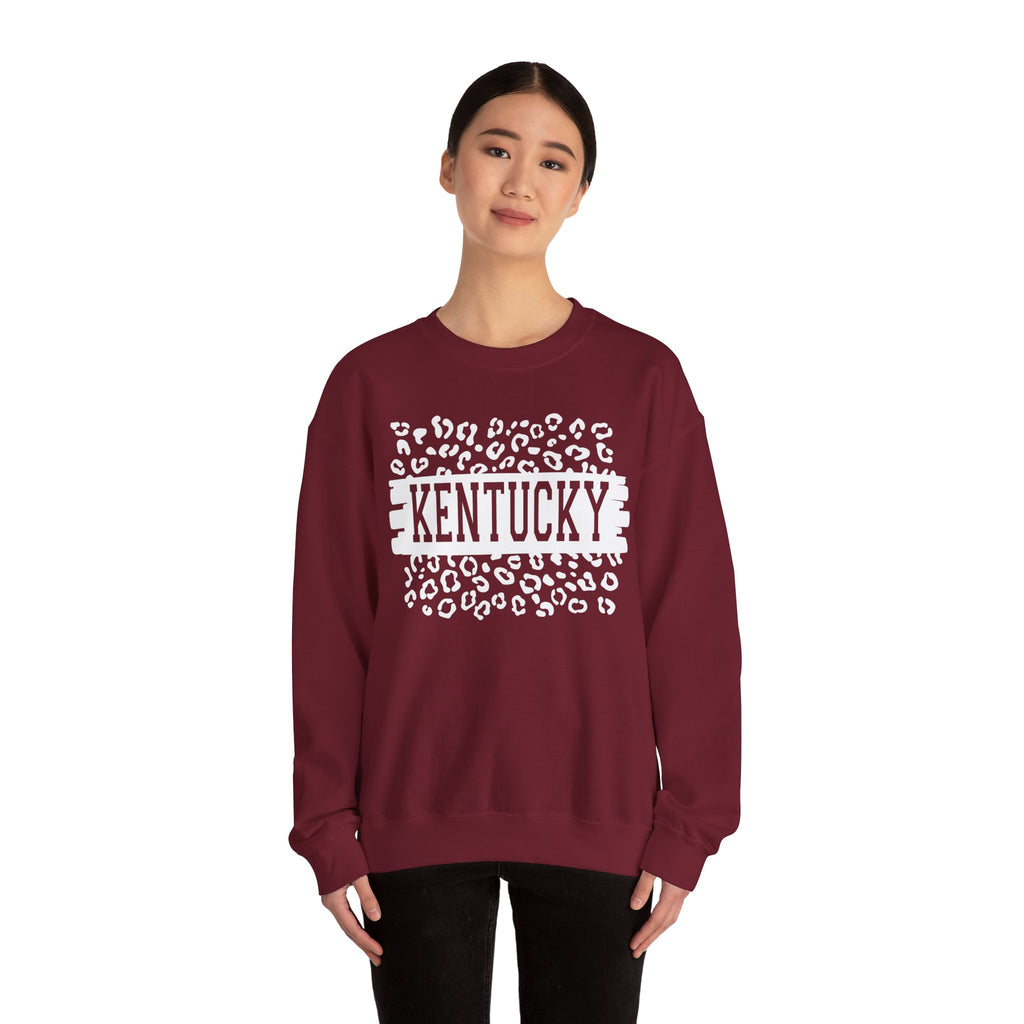 KY Leopard Heavy Blend™ Crewneck Sweatshirt