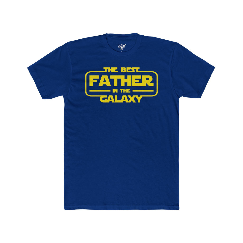 The Best Father in the Galaxy Cotton Crew Tee
