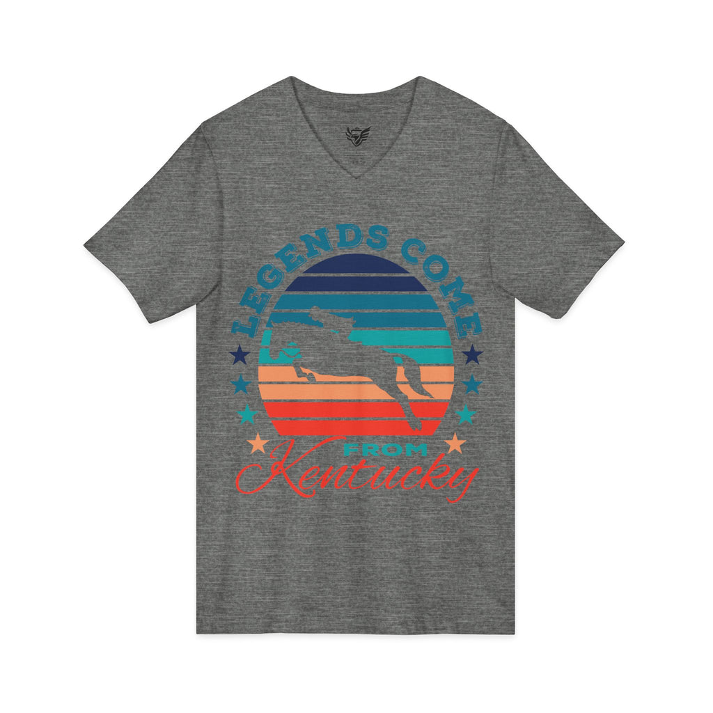Unisex Legends 4 Star Jersey Short Sleeve V-Neck Tee