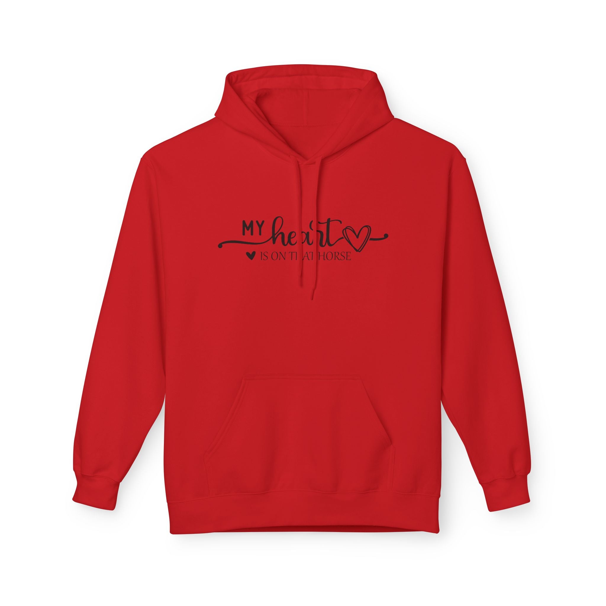 Heart on Horse Midweight Softstyle Fleece Hoodie