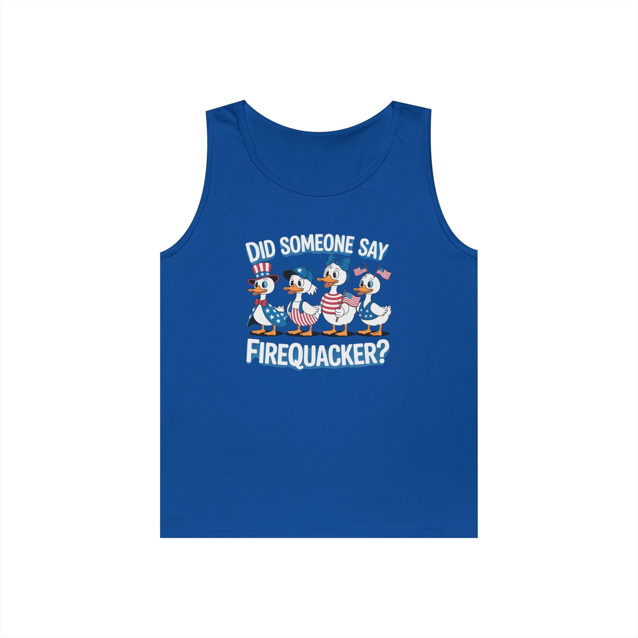 Firequackers Heavy Cotton Tank Top