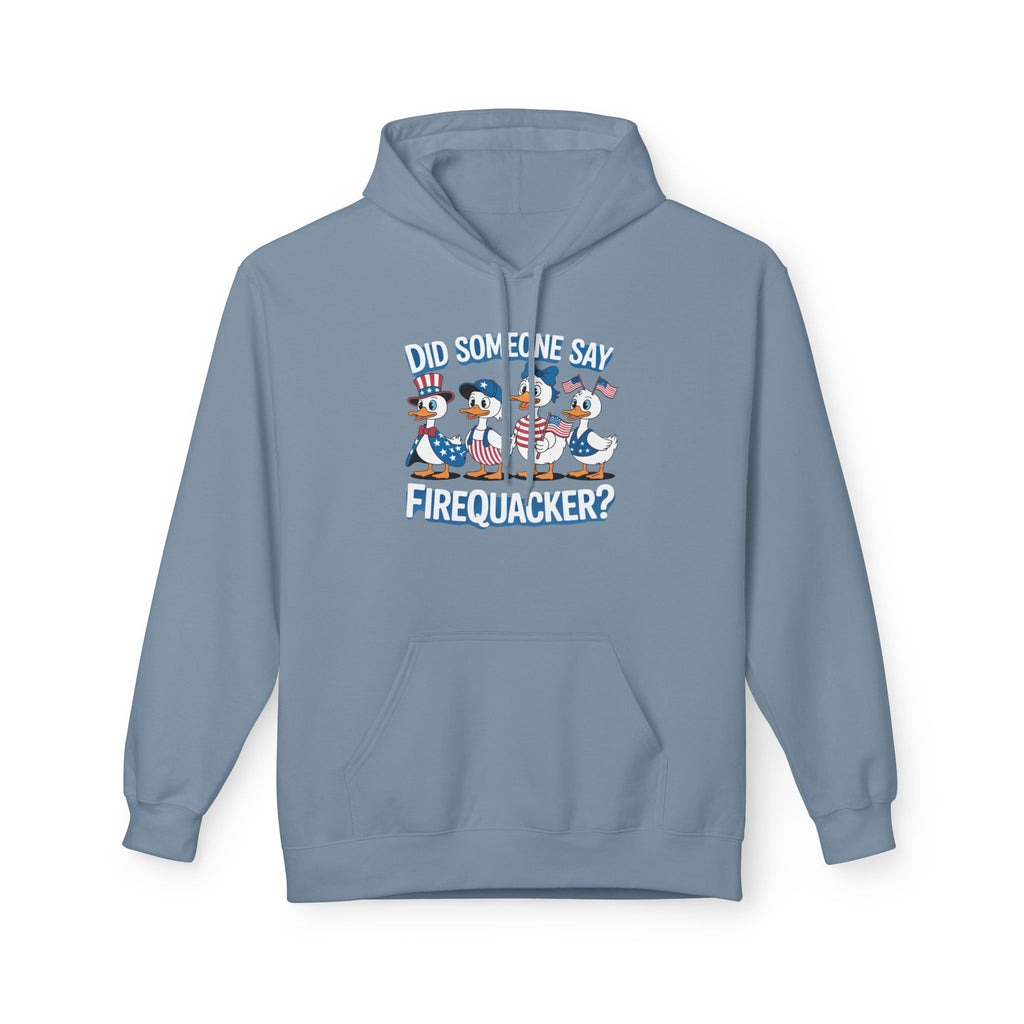 Firequackers Midweight Softstyle Fleece Hoodie