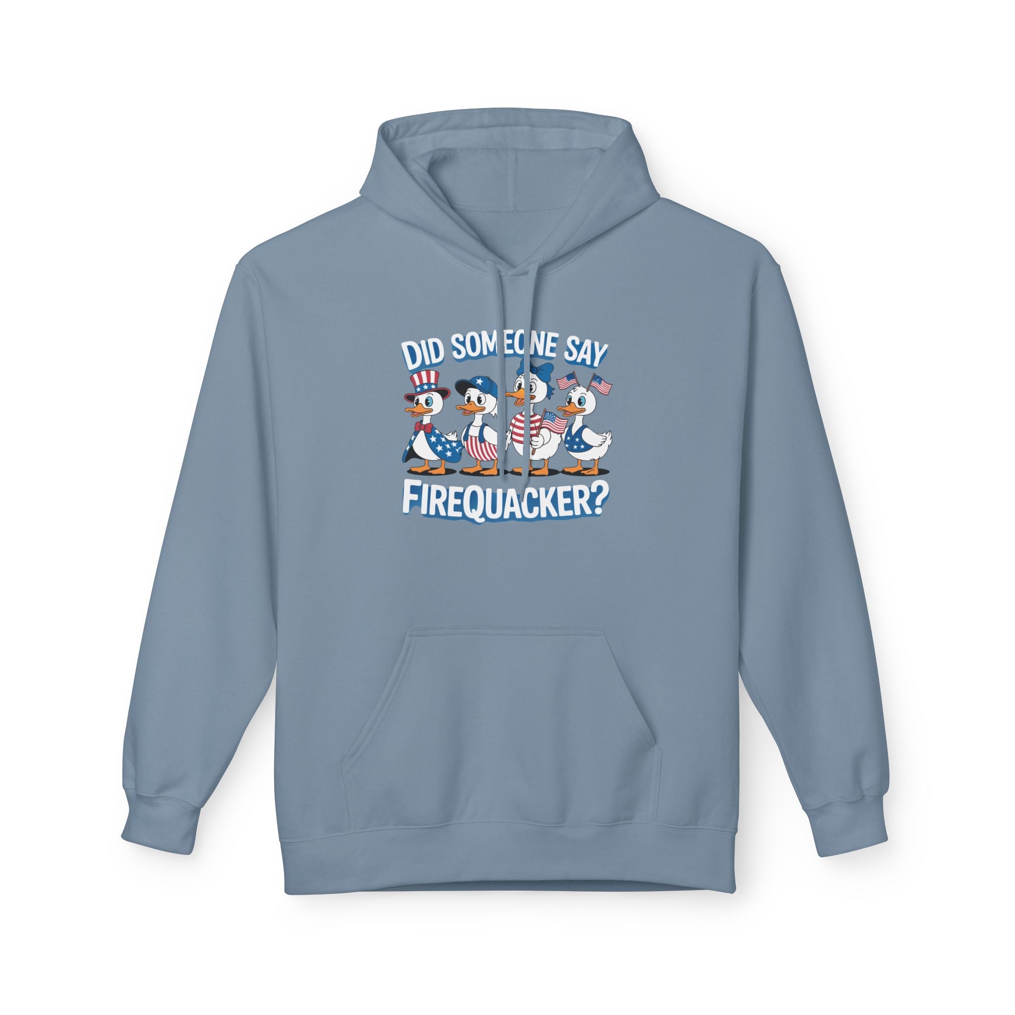 Firequackers Midweight Softstyle Fleece Hoodie