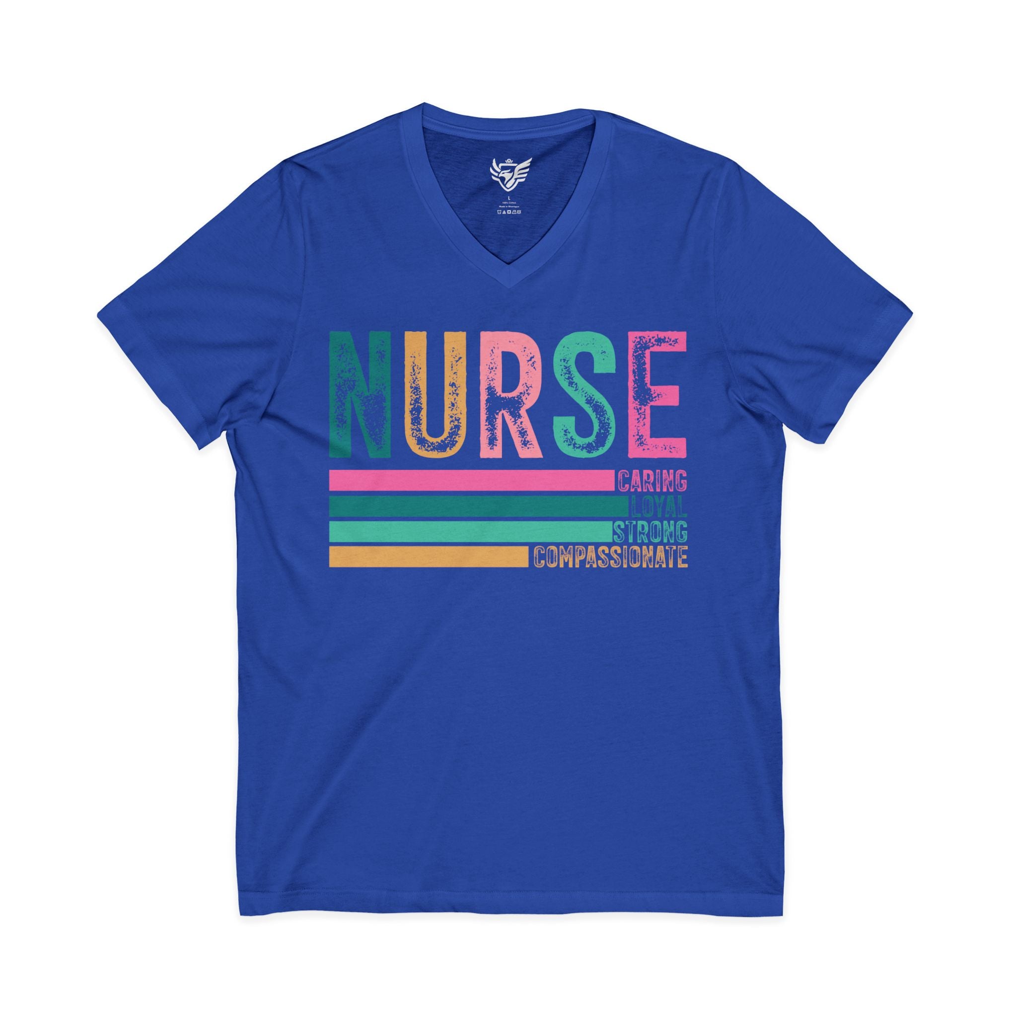 Nurse Jersey Short Sleeve V-Neck Tee