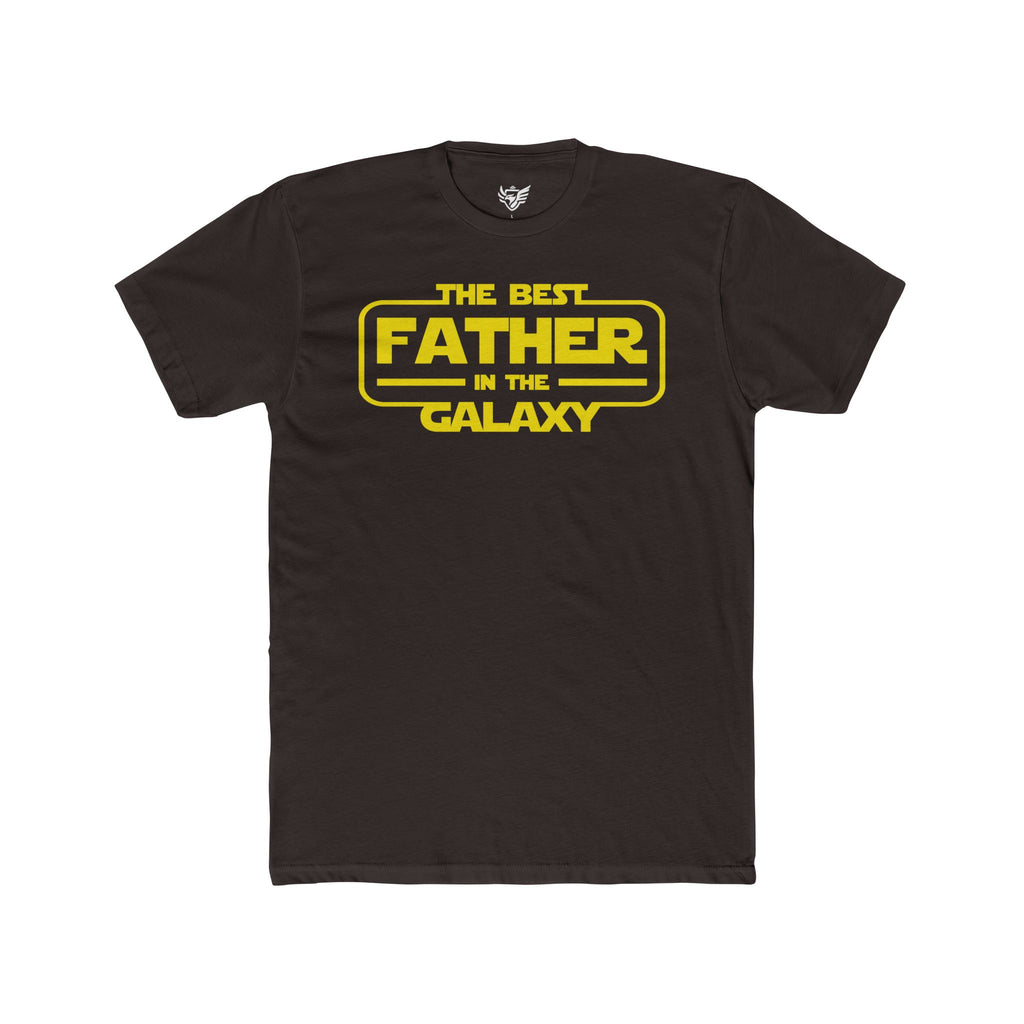 The Best Father in the Galaxy Cotton Crew Tee