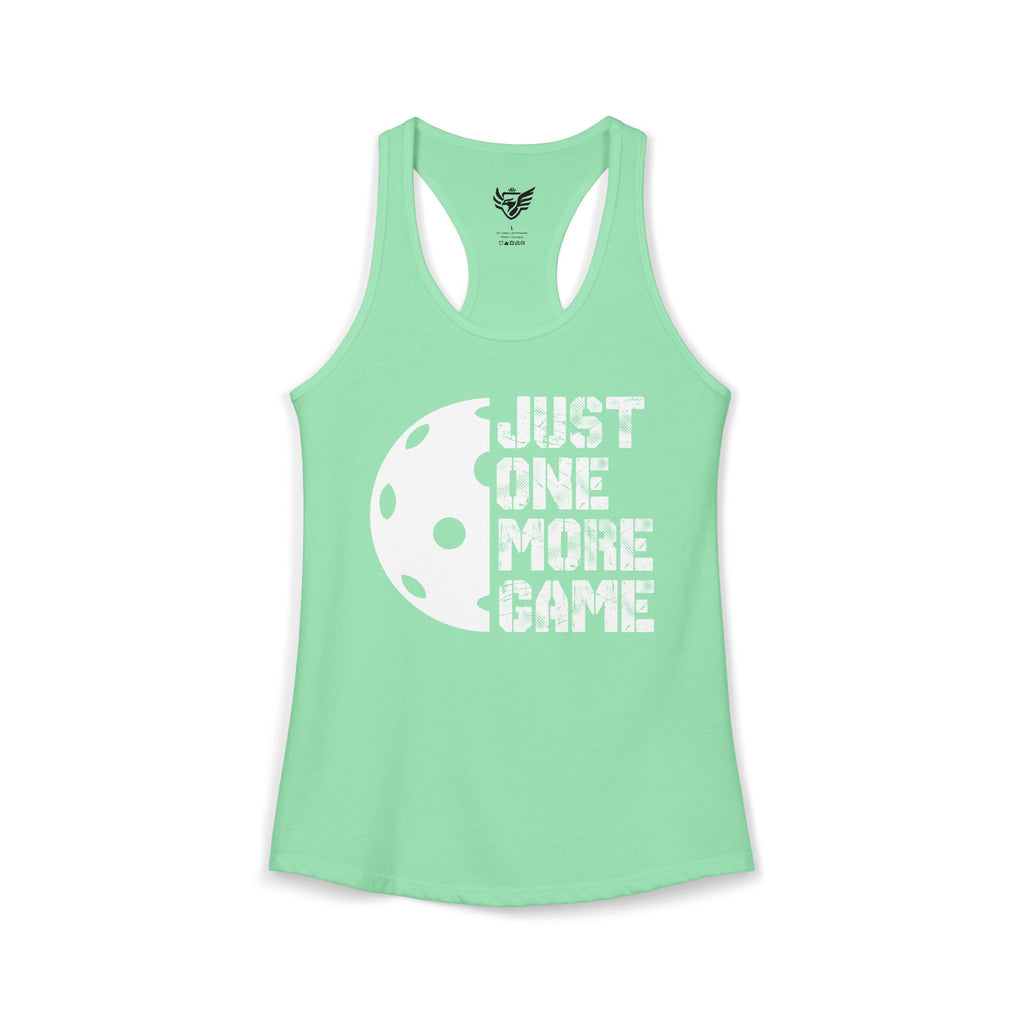 Just One More Game Ideal Racerback Tank
