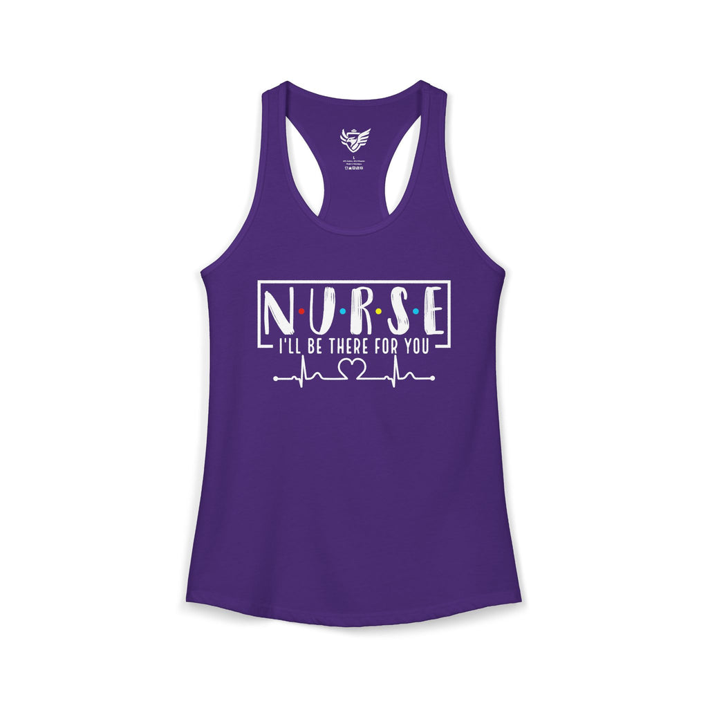 Friend's Theme Nurse Ideal Racerback Tank