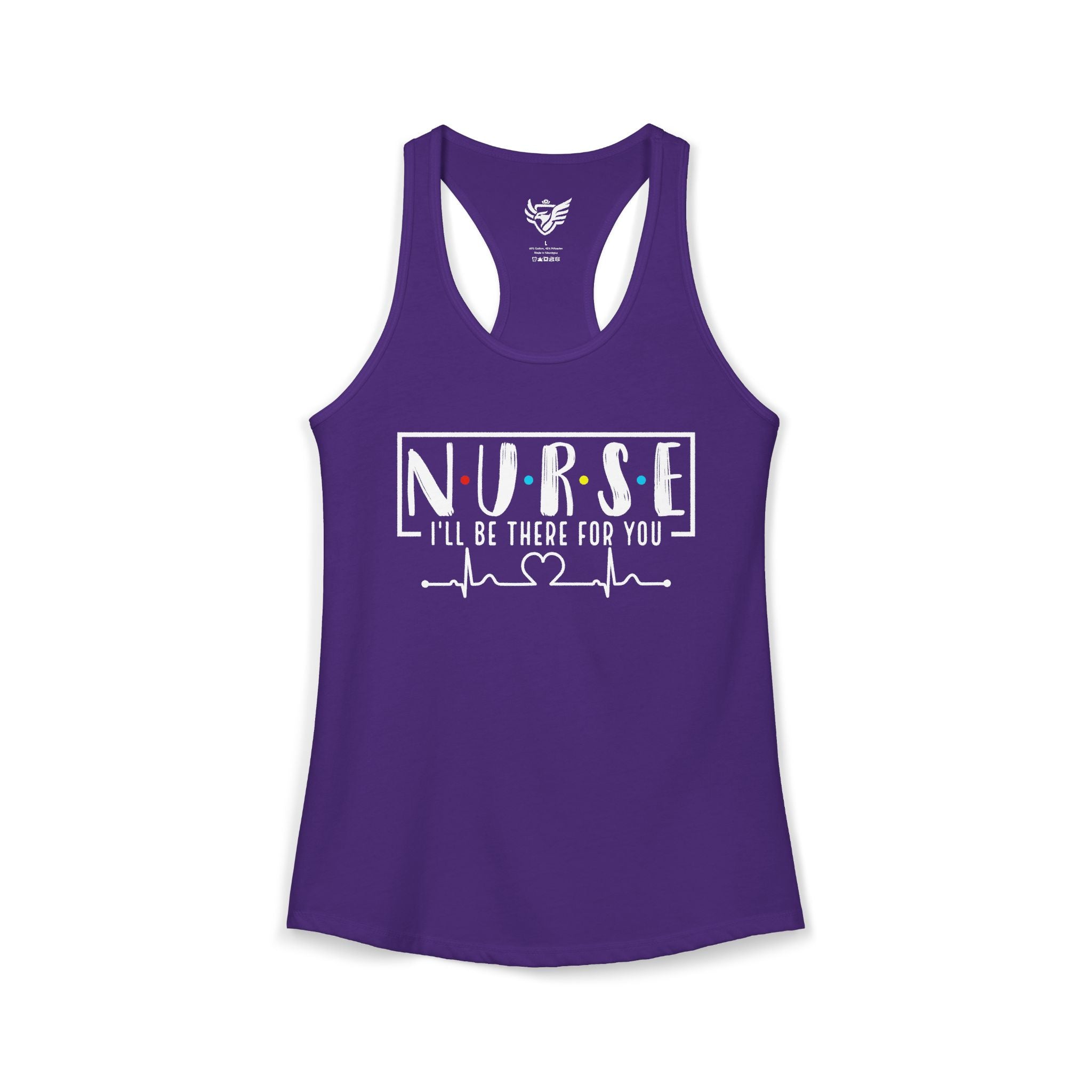 Friend's Theme Nurse Ideal Racerback Tank