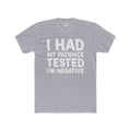 Negative For Patience Cotton Crew Tee