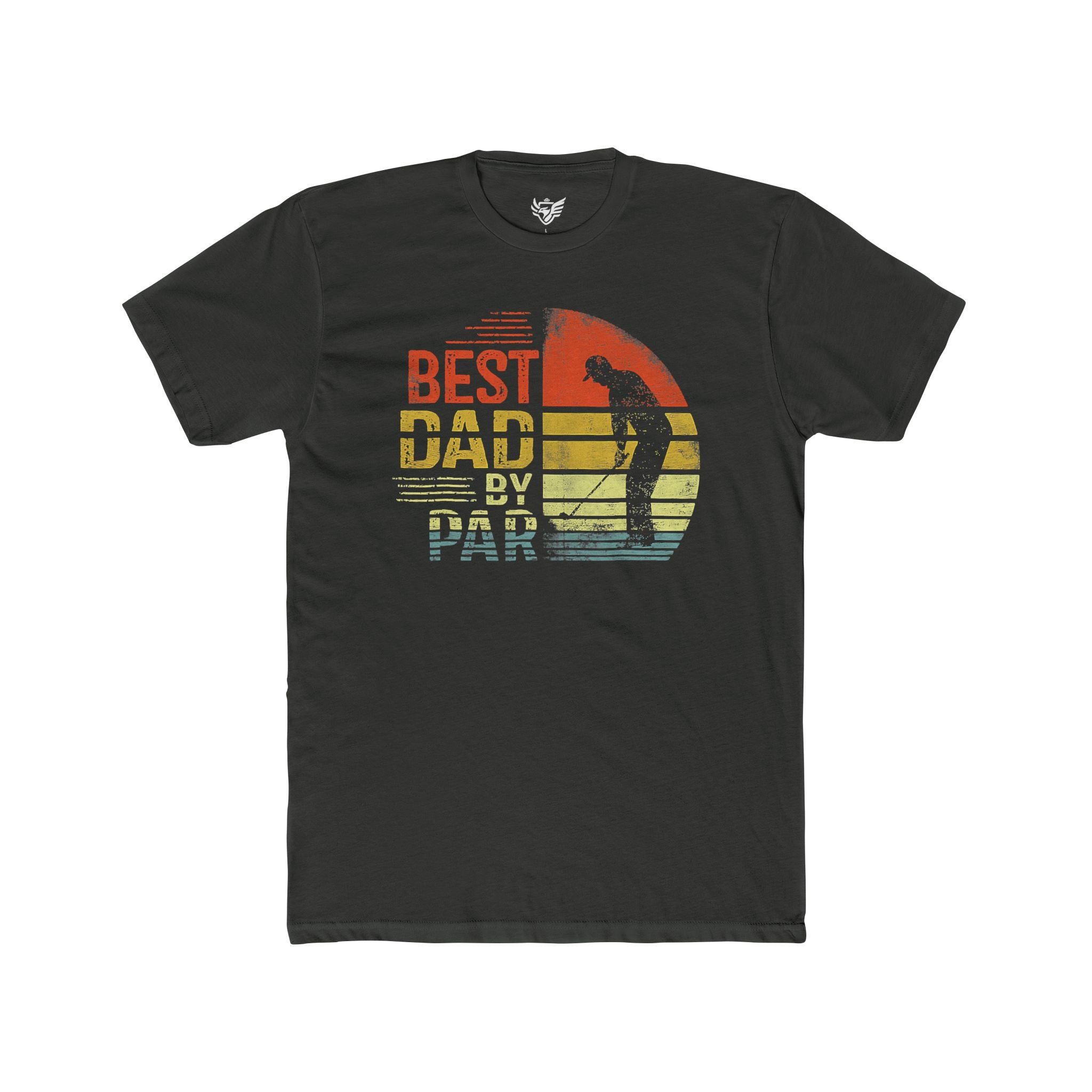 Best Dad By Par Cotton Crew Tee
