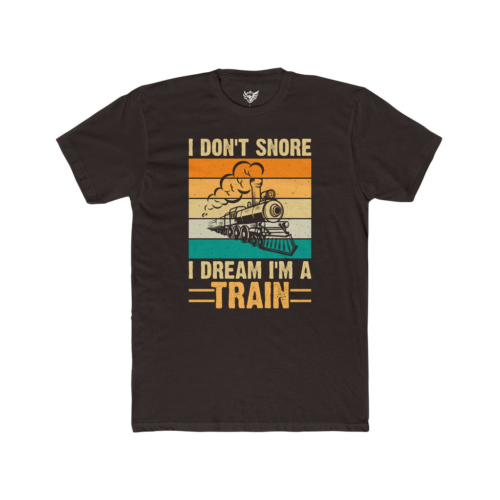 I Don't Snore Cotton Crew Tee