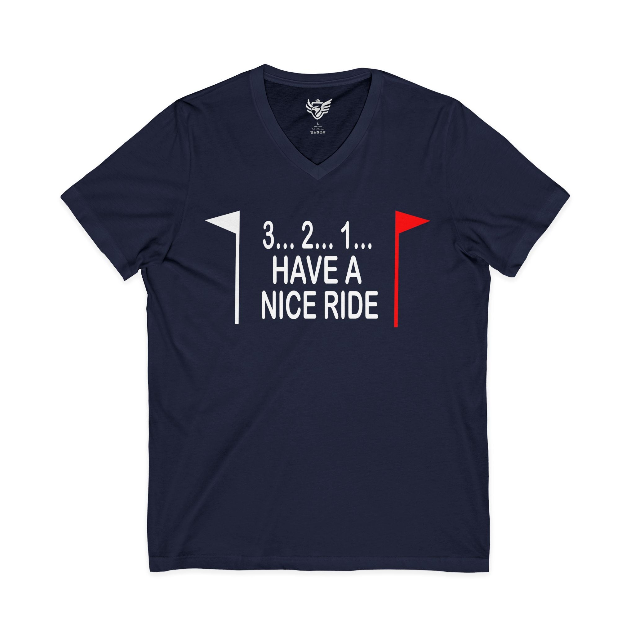 Have a Nice Ride Jersey Short Sleeve V-Neck Tee
