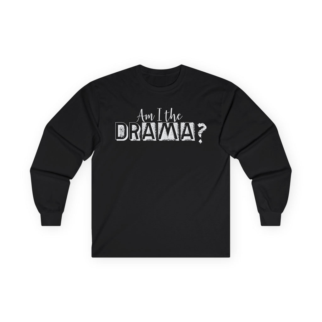 Drama Cotton Long Sleeve Tee