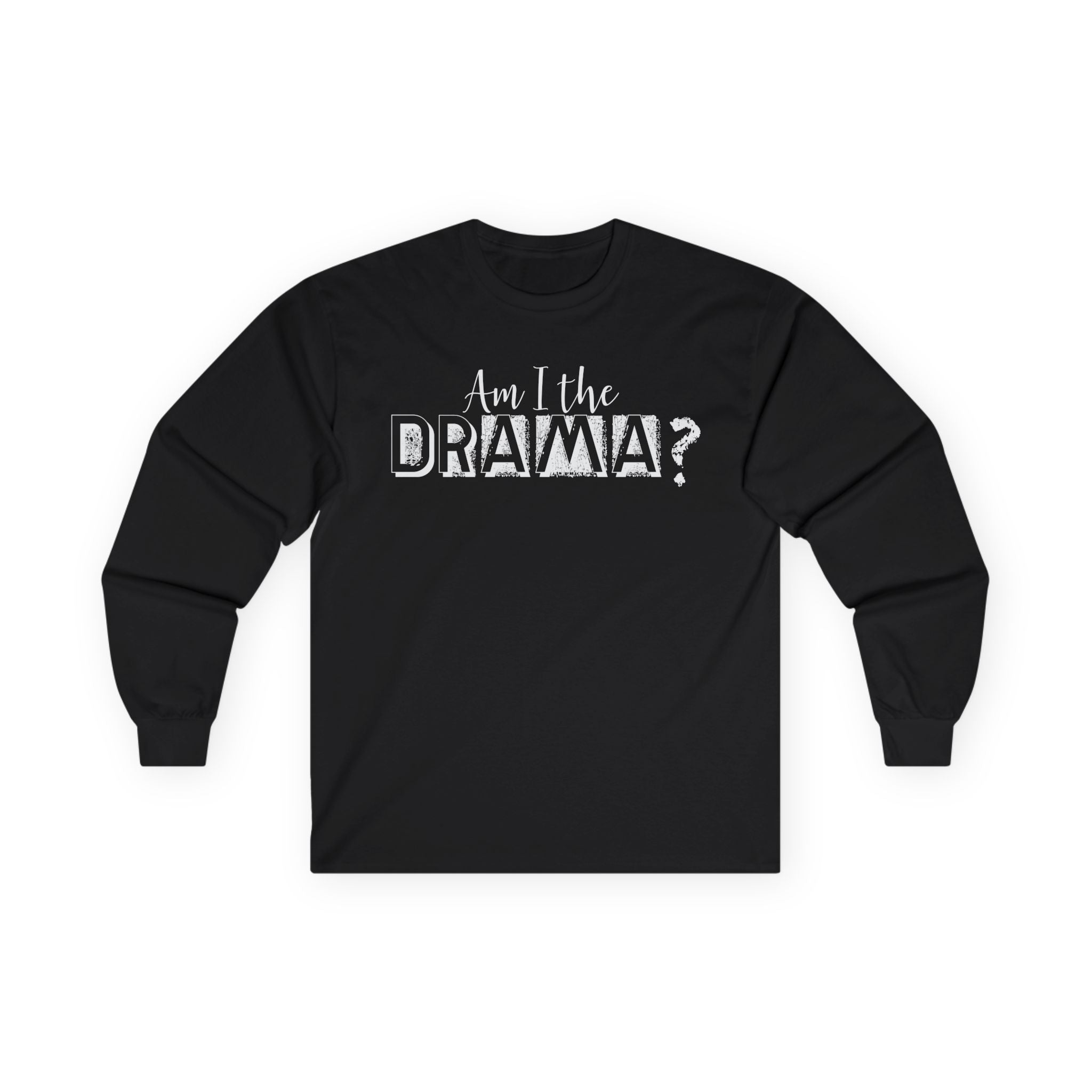 Drama Cotton Long Sleeve Tee