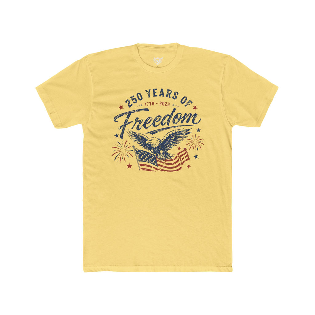 250 Years of Freedom Cotton Crew Tee